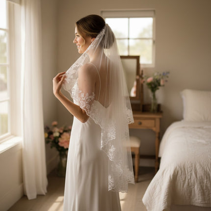 WEDDING VEIL WV345-36WH (1PC)