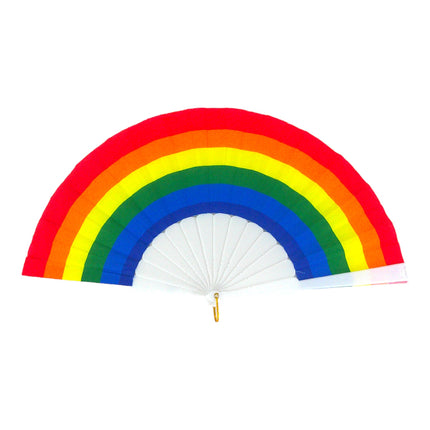 Rainbow Folding Hand Fan 10350 (12PC)