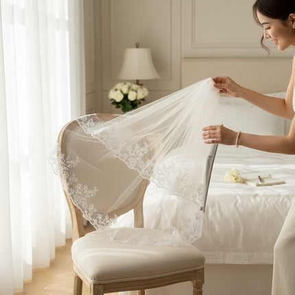 WEDDING VEIL WV345-36WH (1PC)