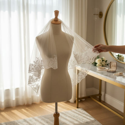 WEDDING VEIL WV345-36WH (1PC)
