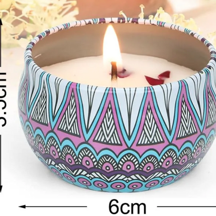 Bohemia 4pcs Fragrance Scented Candle AC5113-2 (12Pack)