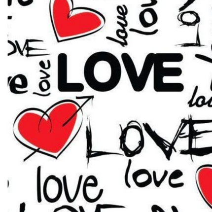 LOVE Letter Printer  Beach Towel SS51120-93 (12PC)