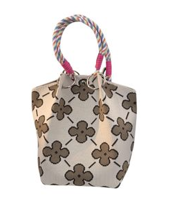Lucky Flower Pattern Knitted Tote Bag SS51223 -18 (12PC)