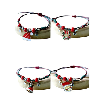 Christmas Holiday Charm Stretch Bracelet BR2913-56 (12PC)