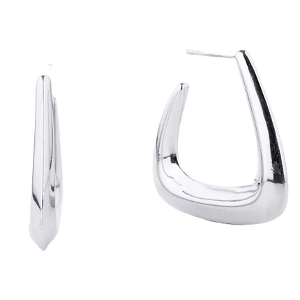 14k Gold Dipped Post Triangle Earring SJE310341 (12PAIR)
