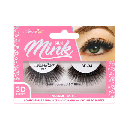 3D Eyelash Set With Display Stand