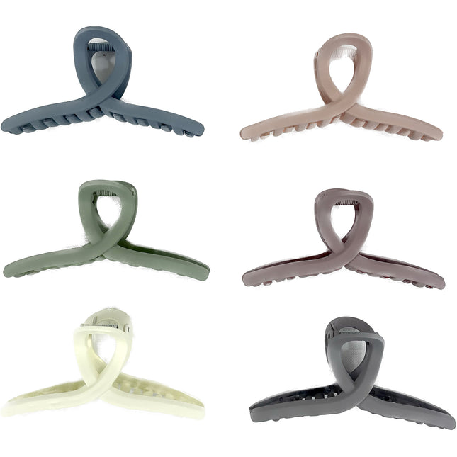 5 INCHES JUMBO CURVE CLAW CLIP 3713-2 (12PC)