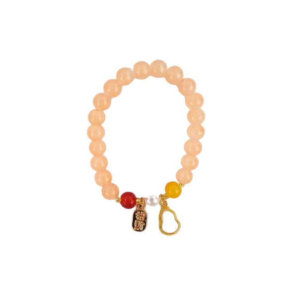 Natural Stone Charm Bracelet CBR3720-4 (12PC)