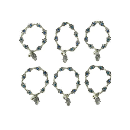 Hamsa Charm Bracelet  BR3723-13 (12PC)