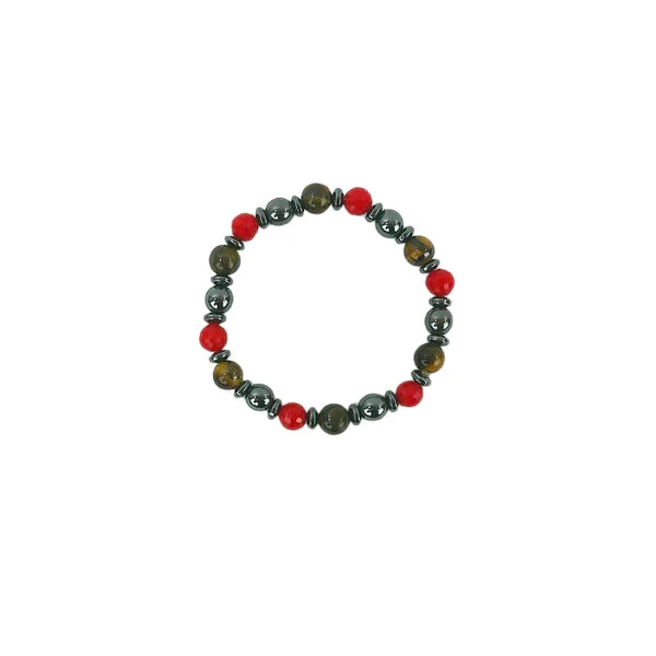 Natural Stone Ball Bracelet BR3723-18 (12PC)