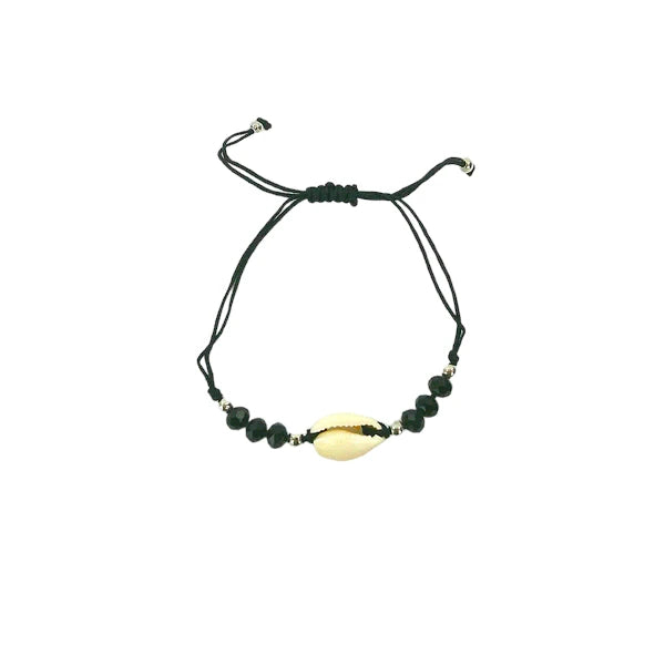 Bead Shell Adjustable Bracelet BR3724-24 (12PC)