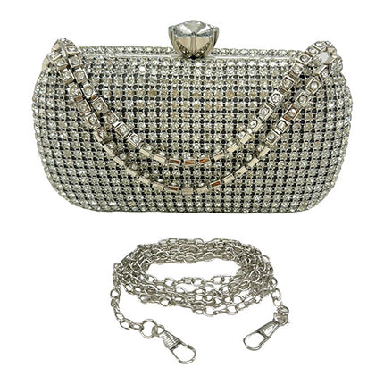 Rhinestone Chain Handle Evening Bag FB7260 (1PC)