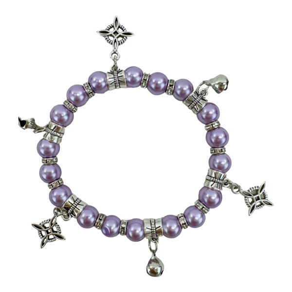 Multi Charm Bead Bracelet BR4226-3 (12PC)
