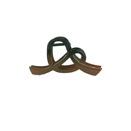 4.75 Inches Gradient Pretzel Claw Clip HC4305-2 (12PC)