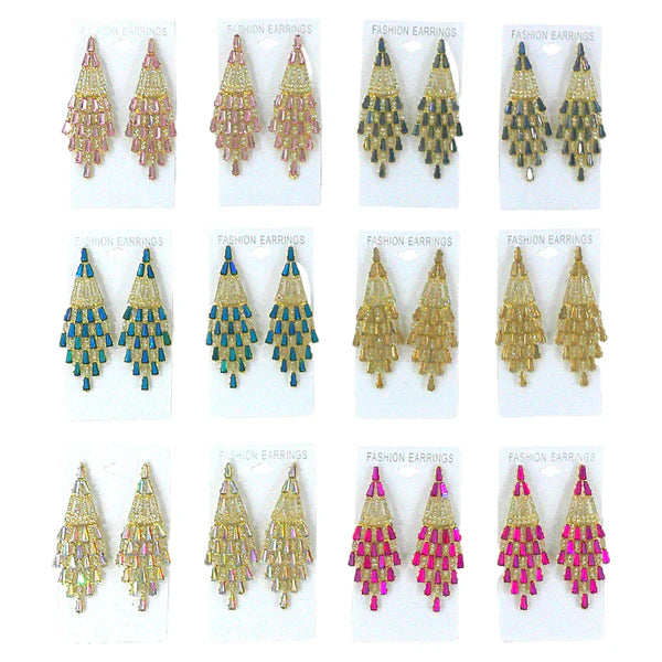 Crystal Chandelier Drop Bridal Earring ER4312-11 (12PC)