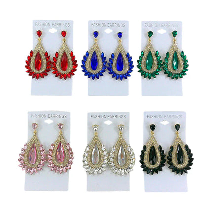 Crystal Pearl Drop Bridal Earring ER4312-21 (12PC)