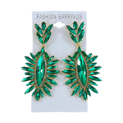 MARQUISE CRYSTAL DROP BRIDAL EARRING ER4312-27 (12PC)