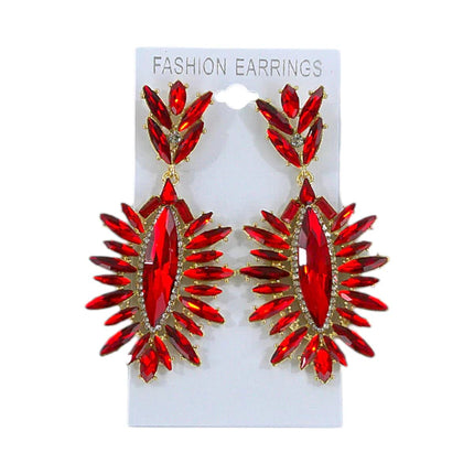 MARQUISE CRYSTAL DROP BRIDAL EARRING ER4312-27 (12PC)