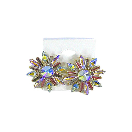 Multi Crystal Bridal Earring ER4312-3 (12PC)
