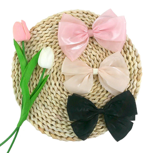 Sheer Bow Clip HRB4846-1 (10PC)
