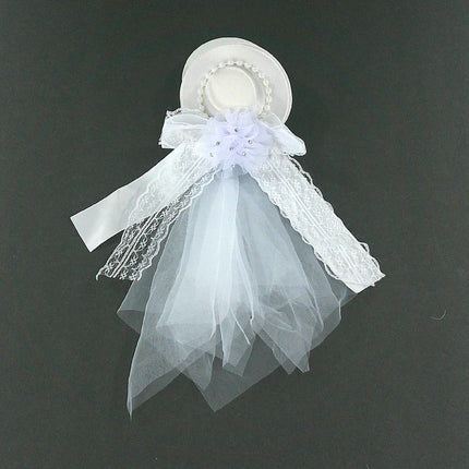 Kids Hat Mesh Hair Deco Clip Brooch  KV616 (12PC)
