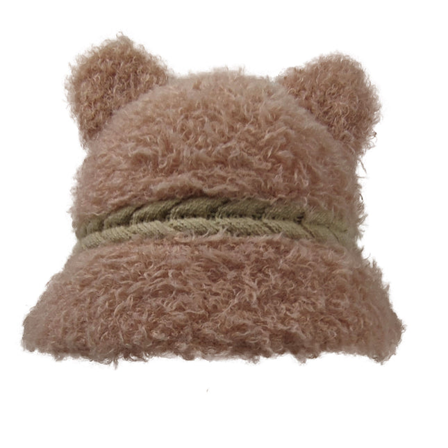 Women's Cute Ear Fluffy Bucket Hat HT3104-4 (12PC)