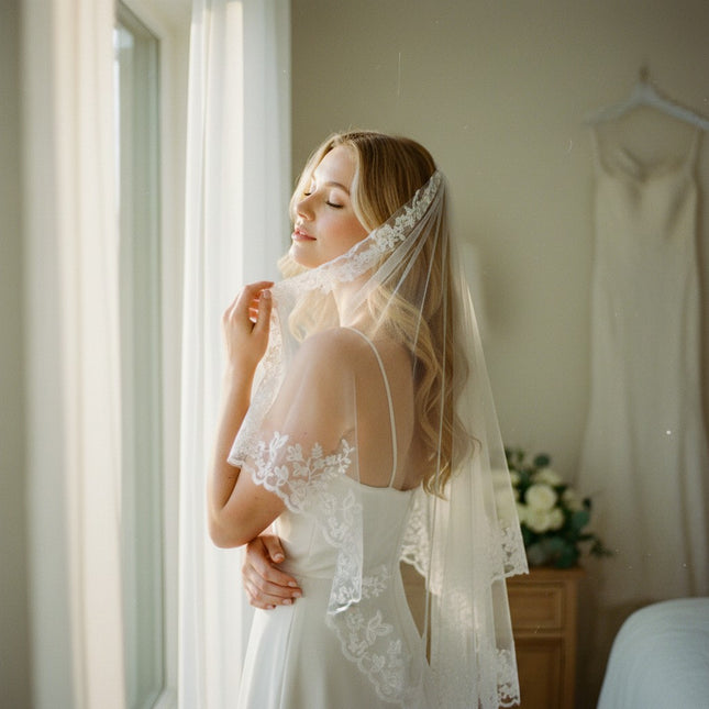 WEDDING VEIL WV345-36WH (1PC)