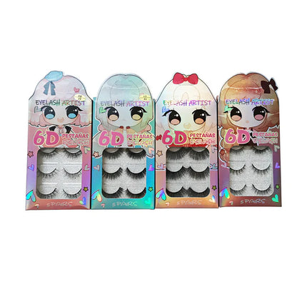 6d Fake Eyelashes EL824-31 (12PK)