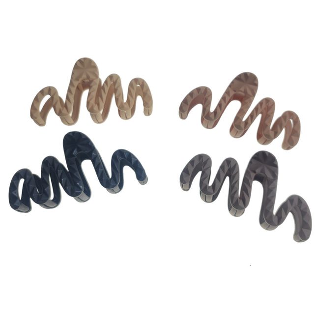 5 Inches Zig Zag Claw Clip HC31025-13 (12PC)