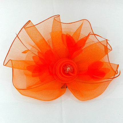 KENTUCKY DERBY & TEA PARTY FLOWER FEATHER HAT FF912 (1PC)