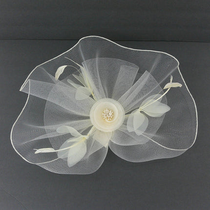 KENTUCKY DERBY & TEA PARTY FLOWER FEATHER HAT FF912 (1PC)