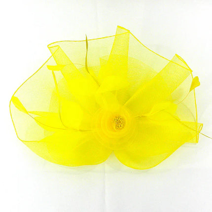 KENTUCKY DERBY & TEA PARTY FLOWER FEATHER HAT FF912 (1PC)