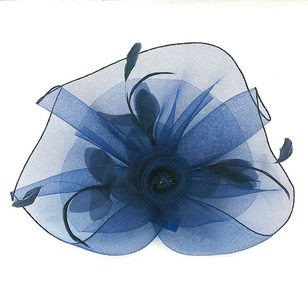 KENTUCKY DERBY & TEA PARTY FLOWER FEATHER HAT FF912 (1PC)