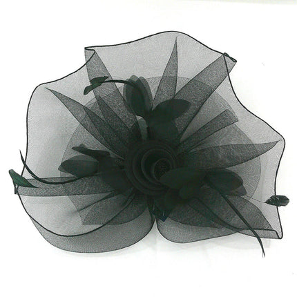 KENTUCKY DERBY & TEA PARTY FLOWER FEATHER HAT FF912 (1PC)