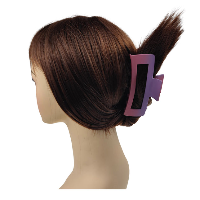5 Inches Jumbo Gradient Square Claw Clip HC31118-14 (12PC)