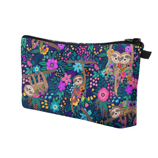 CUTE MONKEY PRINTING MAKEUP POUCH 3111-23 (12PC)