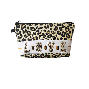LEOPARD LOVE YOU PRINTING MAKEUP POUCH 3111-41 (12PC)