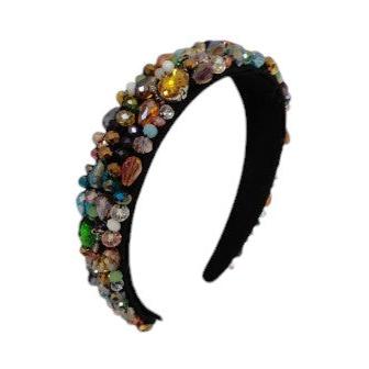 Multi Color Stone Headband HB224-32 (12PC)