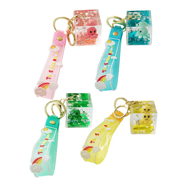 Octopus Liquid Key Chain KC2830-31 (12PC)
