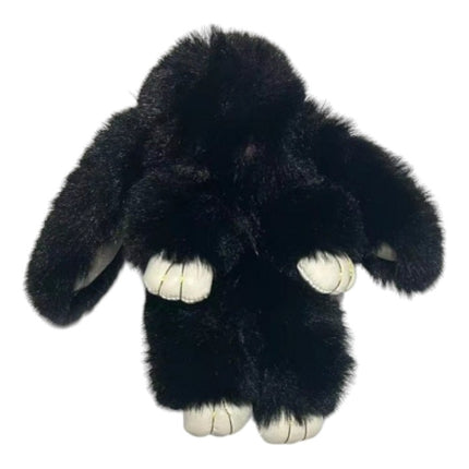 LARGE RABBIT POM POM KEYCHAIN KC0225-6 (12PC)