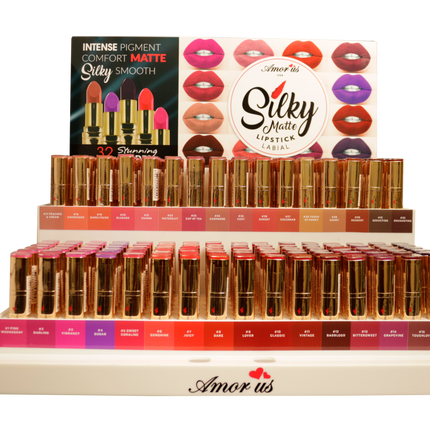 Silky Matt Lipstick Display - 5