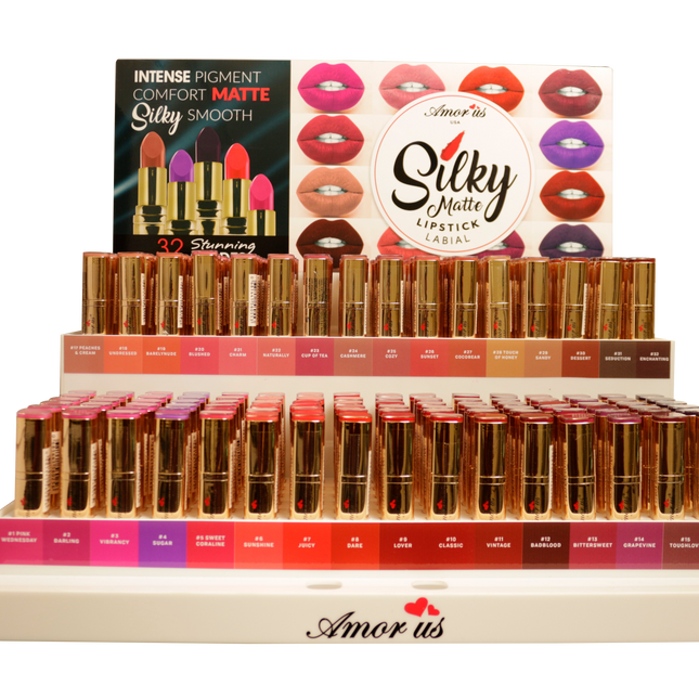 Silky Matt Lipstick Display - 5