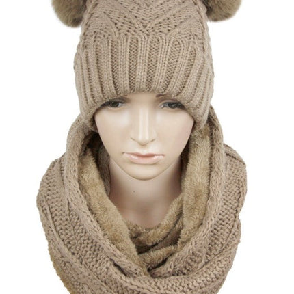 Pom Pom Beanie and Scarf Set CP3157 (12SET)