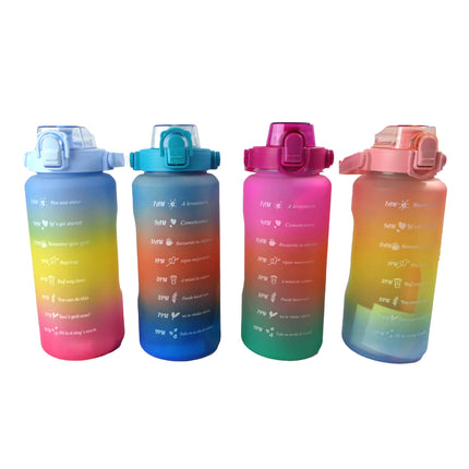 Motivational Fitness Sports Water Bottle 3 Sets CP3630-8 (12SET)