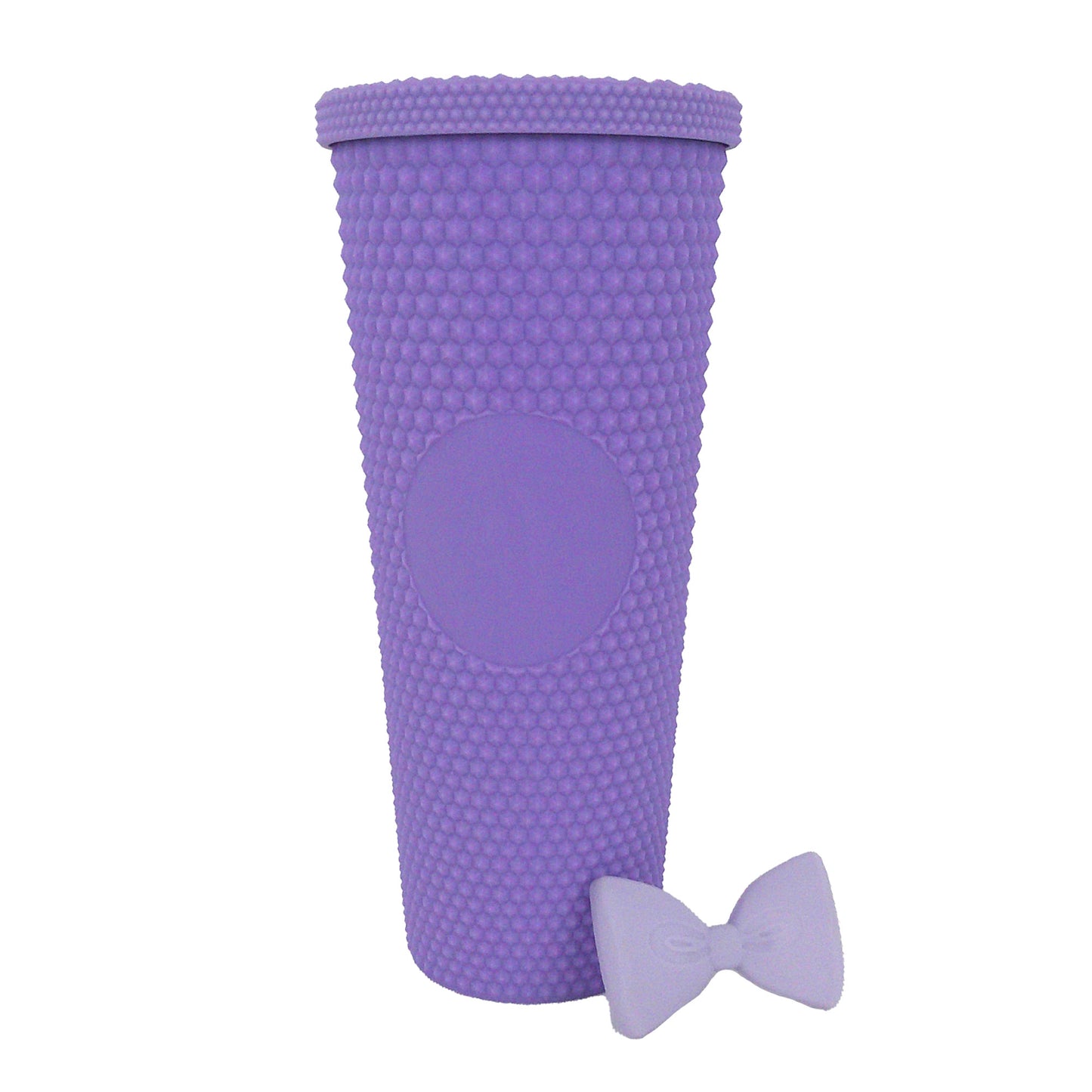 STUDDED MATTE VENTI TUMBLER WITH STRAW 3731-19 (12PC)
