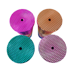 STUDDED SPARKLE VENTI TUMBLER WITH STRAW 3731-6 (12PC)