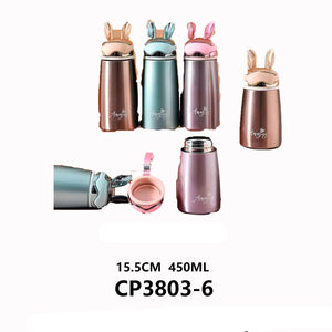 CUTE RABBIT EAR TUMBLER 3803-6 (12PC)