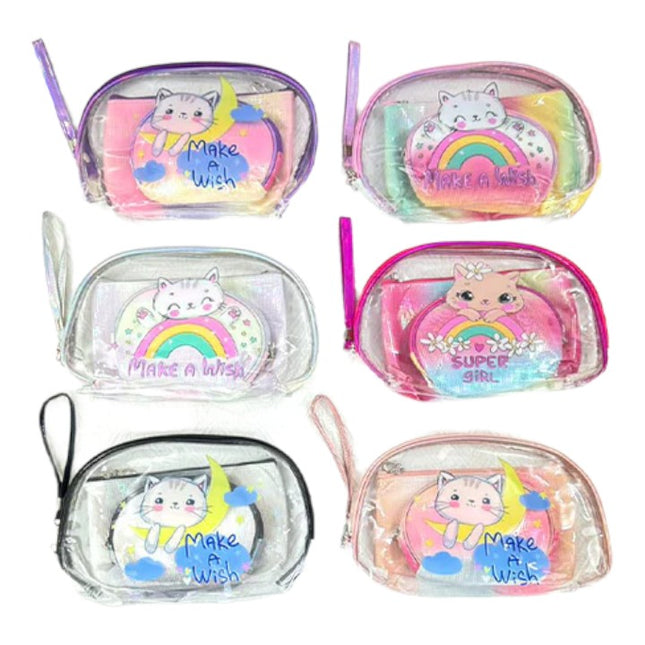 CLEAR CAT POUCH SET 4226-7 (12SET)