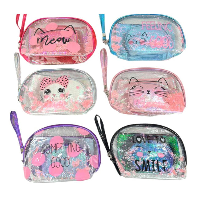 CLEAR CAT MEOW POUCH SET 4226-8 (12SET)