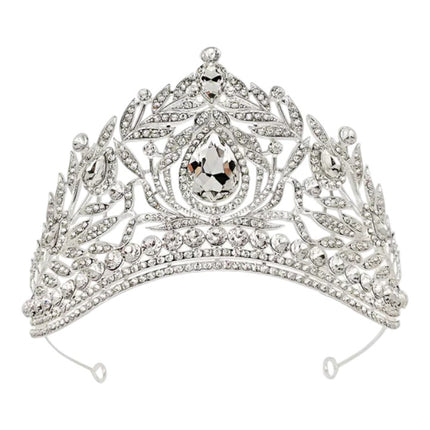 Crystal Tiara Crown CR111-75 (1PC)